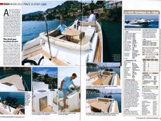 Sea trial of Nuova Jolly Prince 33 SC - Moteur Boat Magazine (number n° 333 - September 2017) 